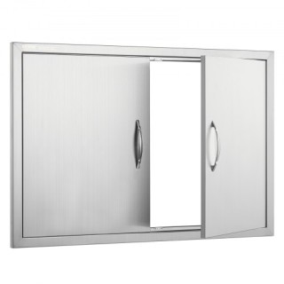 Πόρτα BBQ VEVOR 889x610 mm Διπλή Ανοξείδωτη για Εξωτερική Κουζίνα ... Πόρτα BBQ VEVOR 889x610 mm Διπλή Ανοξείδωτη για Εξωτερική Κουζίνα ...