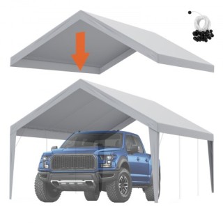 Αντικατάσταση Καλύμματος Carport VEVOR 13x20 ft, Αδιάβροχο & UV Προ... Αντικατάσταση Καλύμματος Carport VEVOR 13x20 ft, Αδιάβροχο & UV Προ...