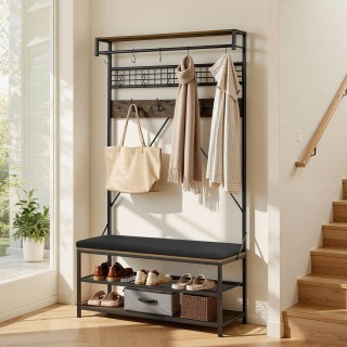 VEVOR Πολυλειτουργική Καλόγερος 1830 mm με Πάγκο Παπουτσιών, 2-επιπ...