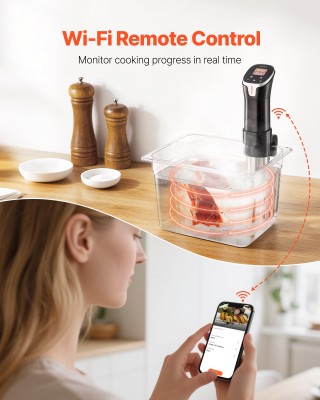 VEVOR Sous Vide Μηχανή Μαγειρέματος 1100W με WIFI και Έλεγχο App JR... VEVOR Sous Vide Μηχανή Μαγειρέματος 1100W με WIFI και Έλεγχο App JR...