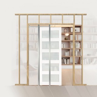 VEVOR Συρόμενη Πόρτα Τσέπης, 5-Φωτισμένο Γυαλί, Αδιάβροχη Επιφάνεια... VEVOR Συρόμενη Πόρτα Τσέπης, 5-Φωτισμένο Γυαλί, Αδιάβροχη Επιφάνεια...