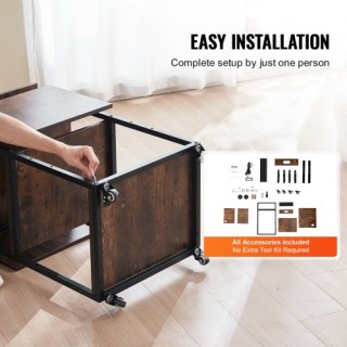 VEVOR  Τραπέζι Θερμομεταφοράς με Σταθμό Φόρτισης, 4 Επιπέδων, Κινητ...