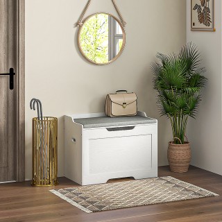 HOMCOM Πάγκος Αποθήκευσης 103L Πολυλειτουργικός από Ξύλο με Μαξιλά... HOMCOM Πάγκος Αποθήκευσης 103L Πολυλειτουργικός από Ξύλο με Μαξιλά...