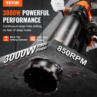 VEVOR Μηχάνημα Πυρηνοληψίας 3000W με Βάση (0.8-7.9in) LSJGSZKJ200M... VEVOR Μηχάνημα Πυρηνοληψίας 3000W με Βάση (0.8-7.9in) LSJGSZKJ200M...