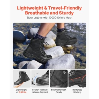 VEVOR Ανδρικές Τακτικές Στρατιωτικές Μπότες Ελαφριές Αναπνεύσιμες Μ...