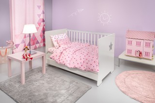 Guy Laroche Σετ 3τμχ Βρεφικά Σεντόνια Two 2 Twenty Fuchsia 115x170,...