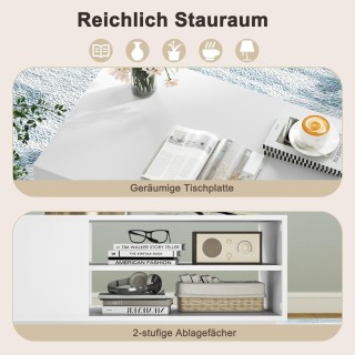 Κομψό και Έξυπνο Τραπεζάκι Σαλονιού με Αποθηκευτικό Χώρο και Σύγχρο...