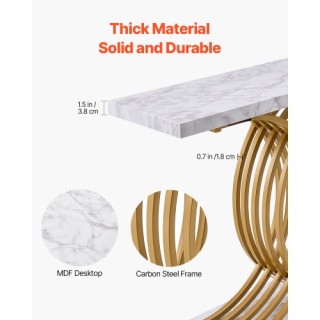 VEVOR Στενό Τραπέζι Καναπέ 39.4 για Είσοδο & Σαλόνι BSXGZDCK3941NZA...