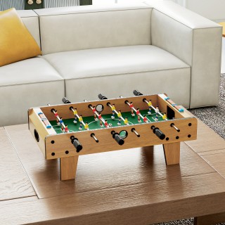 HOMCOM Πτυσσόμενο Ποδοσφαιράκι για Ενήλικες και Παιδιά με 2 Μπάλες ...