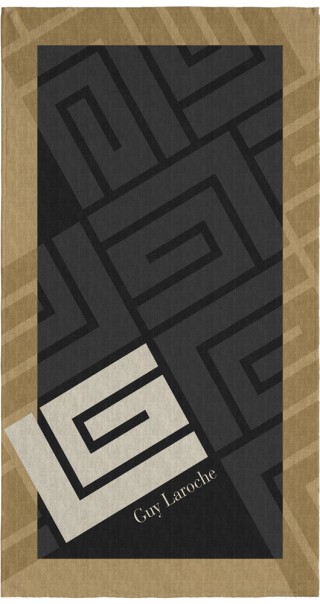 Guy Laroche Πετσέτα Θαλάσσης Velour Printed 2502/02 100x175- 113003...