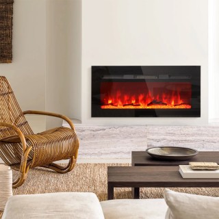 BAKAJI Ηλεκτρικό Τζάκι Livigno Εντοιχισμένο Θερμαντικό Τζάκι Τοίχου... BAKAJI Ηλεκτρικό Τζάκι Livigno Εντοιχισμένο Θερμαντικό Τζάκι Τοίχου...