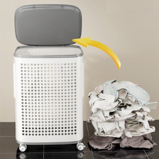 Shally Dogan Καλάθι Απλύτων με Ρόδες Διαχωριστικά Συρταριών Κατά τω...