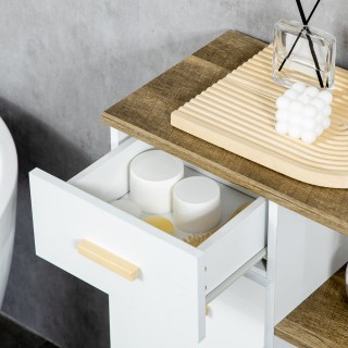 Ξύλινο Έπιπλο Μπάνιου 50 x 30 x 89 cm Kleankin 834-398 Ξύλινο Έπιπλο Μπάνιου 50 x 30 x 89 cm Kleankin 834-398
