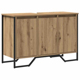 vidaXL Ντουλάπι Νιπτήρα Μπάνιου Artisan Oak 91x35x60 cm από Συνθετι...