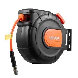 VEVOR Αυτόματη Ανέμη PVC Αεροσυμπιεστή 15m με 180° Περιστροφή Δαπέδ...