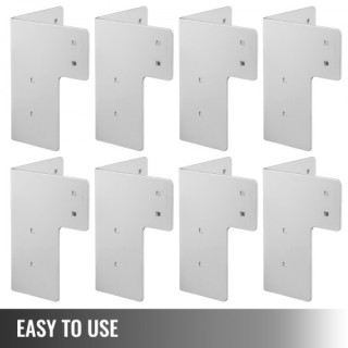 Σετ Γωνιακών Βραχιόνων VEVOR για Πάγκο Εργασίας, 8 τεμ., Λευκός Γαλ... Σετ Γωνιακών Βραχιόνων VEVOR για Πάγκο Εργασίας, 8 τεμ., Λευκός Γαλ...