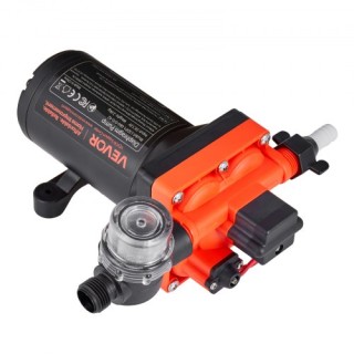 VEVOR Αντλία Νερού RV 12V, 6 GPM, Αυτόματη με Πίεση 70 PSI για Αυτο...