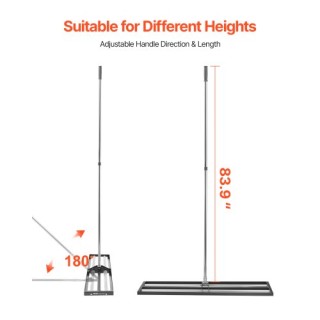 VEVOR Γκανιότα Επιπέδωσης Γκαζόν 48x10in με Ρυθμιζόμενη Λαβή 83.9in... VEVOR Γκανιότα Επιπέδωσης Γκαζόν 48x10in με Ρυθμιζόμενη Λαβή 83.9in...