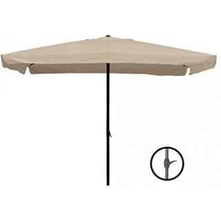 BAKAJI  Ομπρέλα Κήπου Κεντρικός Πόλος 3x2 Τορτόρα Ύφασμα με Πτερύγι...