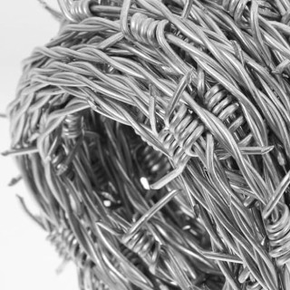 BAKAJI  Σύρμα Ακανθωτό Γαλβανισμένο 100 Μέτρα Κουλούρα Μεταλλική γι...