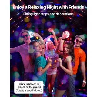 VEVOR Φορητή Φουσκωτή Σκηνή Νυχτερινού Κλαμπ με Ανεμιστήρα 19.7x16....