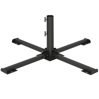 Outsunny Πτυσσόμενη σταυρωτή βάση για ομπρέλες 38-48 mm, στήριγμα β... Outsunny Πτυσσόμενη σταυρωτή βάση για ομπρέλες 38-48 mm, στήριγμα β...