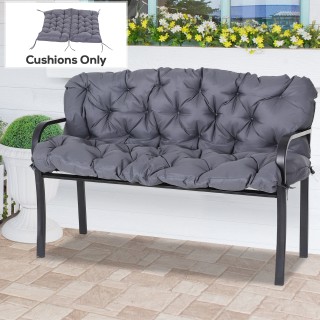 Outsunny Διθέσιο Κήπου Μαξιλάρι με Πλάτη για Παγκάκια και Κούνιες, ...