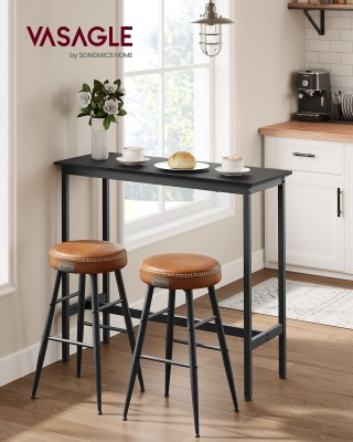 Βιομηχανικό Τραπέζι VASAGLE, 100 εκ., Μαύρο Βιομηχανικό Τραπέζι VASAGLE, 100 εκ., Μαύρο