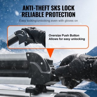 VEVOR Σχάρα Σκι & Snowboard 31.7 με Κλείδωμα για Αυτοκίνητο HXBCDJ... VEVOR Σχάρα Σκι & Snowboard 31.7 με Κλείδωμα για Αυτοκίνητο HXBCDJ...