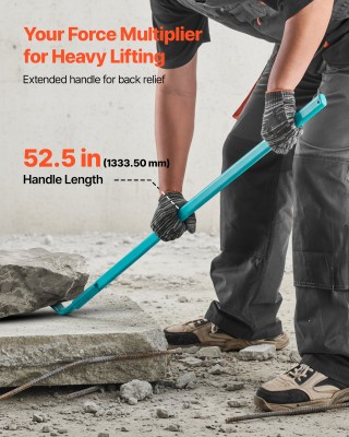 VEVOR Ρομματοφόρτης Prylever, Χωρητικότητα 907 kg, Βαρύ Οπλισμένο Α...