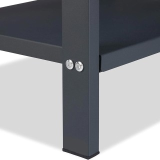 BAKAJI Ράφι Μεταλλικό για Ξύλα 2 Επιπέδων για Τζάκι Σόμπα 100x40x3... BAKAJI Ράφι Μεταλλικό για Ξύλα 2 Επιπέδων για Τζάκι Σόμπα 100x40x3...