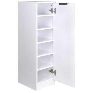 BAKAJI Λευκή Ξύλινη Παπουτσοθήκη 30x35x100 cm 02842141 BAKAJI Λευκή Ξύλινη Παπουτσοθήκη 30x35x100 cm 02842141