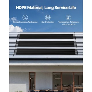 VEVOR Αποδοτικός Ηλιακός Θερμαντήρας Πισίνας 4 x 24 ft για Υπέργειε... VEVOR Αποδοτικός Ηλιακός Θερμαντήρας Πισίνας 4 x 24 ft για Υπέργειε...