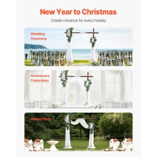 VEVOR Σετ Τεχνητών Λουλουδιών Γάμου Λευκό με 2 Λουλούδια & 2 Υφάσμα... VEVOR Σετ Τεχνητών Λουλουδιών Γάμου Λευκό με 2 Λουλούδια & 2 Υφάσμα...