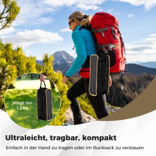 Costway Υπερελαφριά Αναδιπλούμενη Καρέκλα Κάμπινγκ με Πλευρική Θήκη...