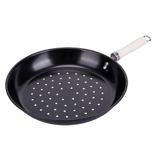 Galileo Τηγάνι για κάστανα αντικολλητικό 28 εκ. από ανθρακούχο χάλυ...