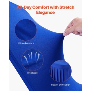 VEVOR 30 Καλύμματα Καρέκλας Μπλε, Πολυεστέρας-Σπάντεξ, Διάσταση έως... VEVOR 30 Καλύμματα Καρέκλας Μπλε, Πολυεστέρας-Σπάντεξ, Διάσταση έως...