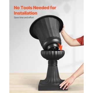 VEVOR Κλασικά Μαύρα Πλαστικά Άνθη 40x67 εκ. SLHPW1522INCDKXP9001V0