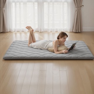 VEVOR Ιαπωνικό Στρώμα Τατάμι Queen Size - Πτυσσόμενο με Τσάντα Αποθ...