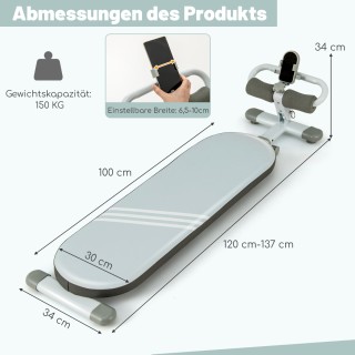 Costway Πολυλειτουργικός Ρυθμιζόμενος Πάγκος Γυμναστικής με Πολλαπ... Costway Πολυλειτουργικός Ρυθμιζόμενος Πάγκος Γυμναστικής με Πολλαπ...