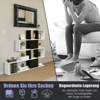 Costway Μοντέρνος 5-όροφος διαχωριστικός χώρος σε στυλ σκάλας από ξ... Costway Μοντέρνος 5-όροφος διαχωριστικός χώρος σε στυλ σκάλας από ξ...