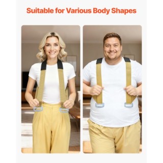 VEVOR Σύστημα Μεταφοράς 2 Ατόμων με Ιμάντες για Μεταφορά έως 453.6 ...