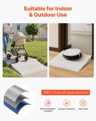 VEVOR Ανθεκτική Ράμπα Πόρτας 138mm για Καροτσάκι, Αλουμίνιο 6063-T5... VEVOR Ανθεκτική Ράμπα Πόρτας 138mm για Καροτσάκι, Αλουμίνιο 6063-T5...