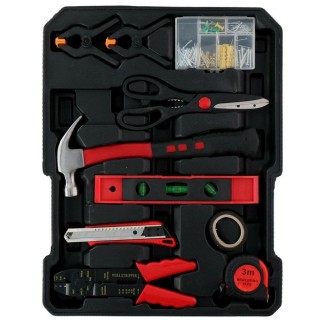 KINZO Κασετίνα Καρότσι Εργαλειοθήκη με Πλήρη Σετ Εργαλείων 187 Τεμα... KINZO Κασετίνα Καρότσι Εργαλειοθήκη με Πλήρη Σετ Εργαλείων 187 Τεμα...