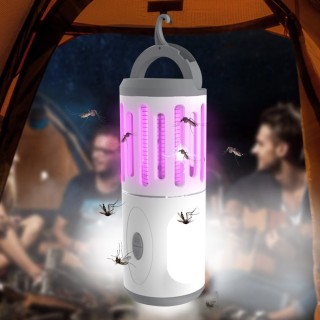 BAKAJI Ηλεκτρική Εντομοπαγίδα Φακός LED για Κάμπινγκ Αντικουνουπικό...