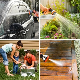 Gardebruk Εύκαμπτος Μαύρος Λάστιχος Κήπου 15μ 109318