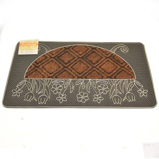 BAKAJI Πατάκι Εισόδου Λουλούδια 45x75cm από Καουτσούκ και Ίνες Καρύ... BAKAJI Πατάκι Εισόδου Λουλούδια 45x75cm από Καουτσούκ και Ίνες Καρύ...