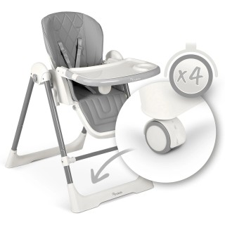 Αναδιπλούμενο Καρεκλάκι Φαγητού 3 σε 1 με Μεταλλικό Σκελετό & Υφασμ...