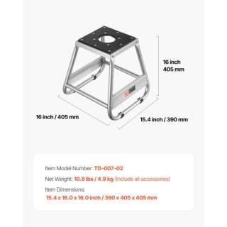 VEVOR Βάση Μοτοσυκλέτας 1100 lbs για Ανύψωση Moto MTCZCD1100LBPI521V0