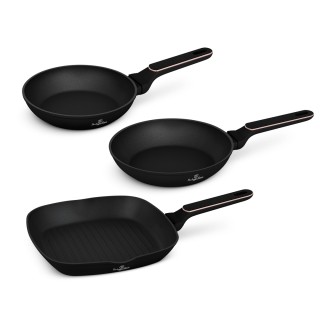 Berlinger Haus  Σετ Αντικολλητικών Τηγανιών 3 Τεμαχίων από Αλουμίνι...